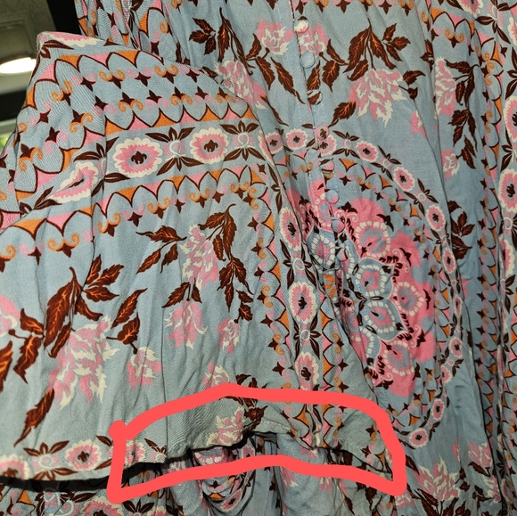 Spell And The Gypsy Pandora Long Skirt In Aquarium Blue SIZE SMALL - Picture 12 of 15